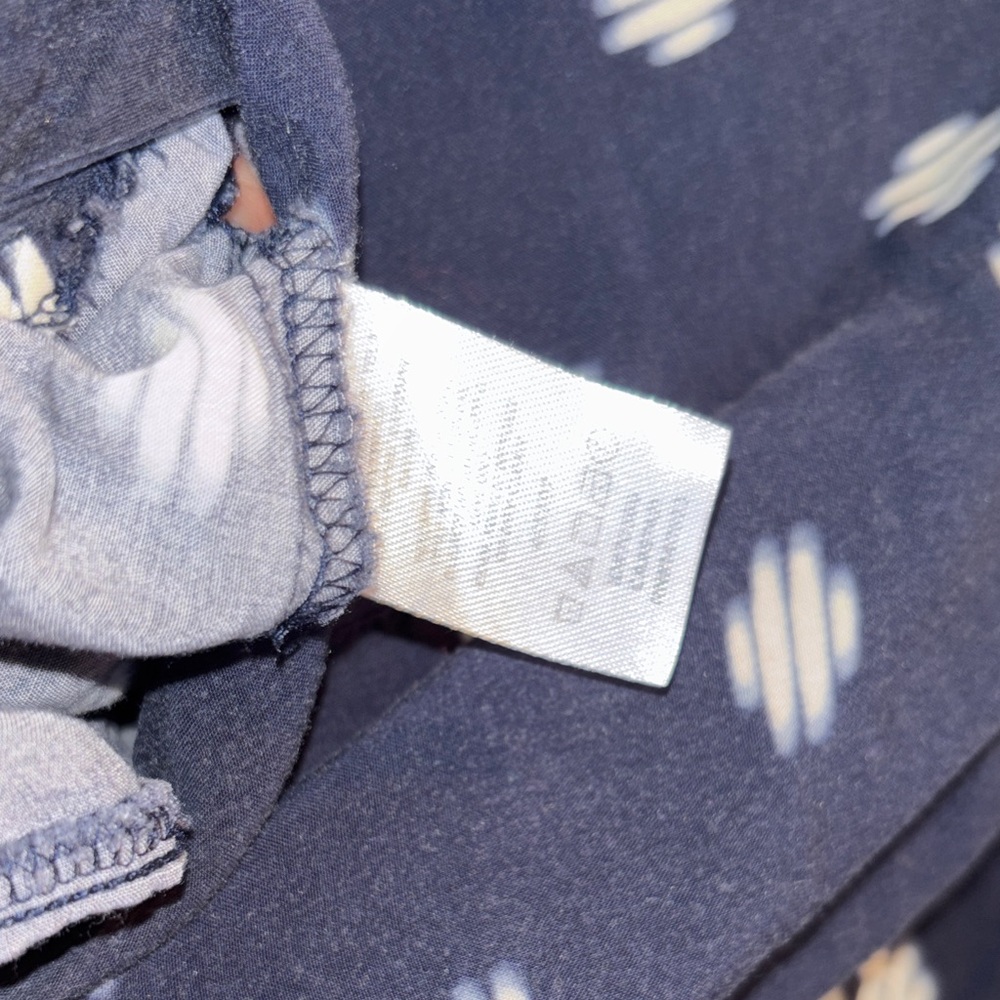 LOFT Navy Jumpsuit with White Accents - Picture 6 of 6